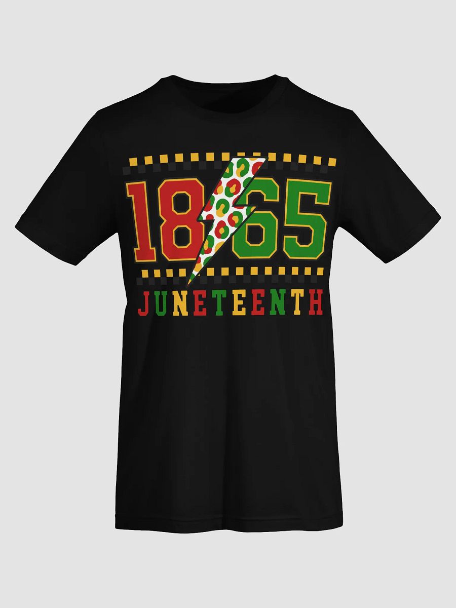 Juneteenth 1865 Lightning Bolt T-Shirt product image (34)