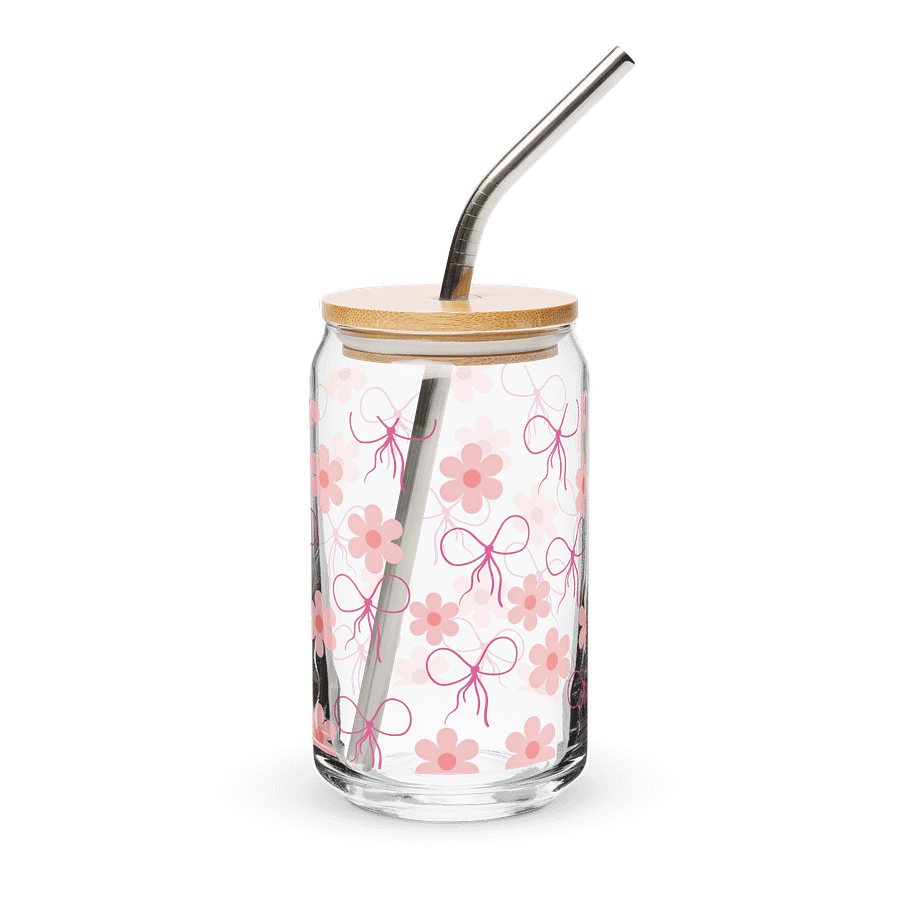 Couquette Pink Sipper Glass product image (3)