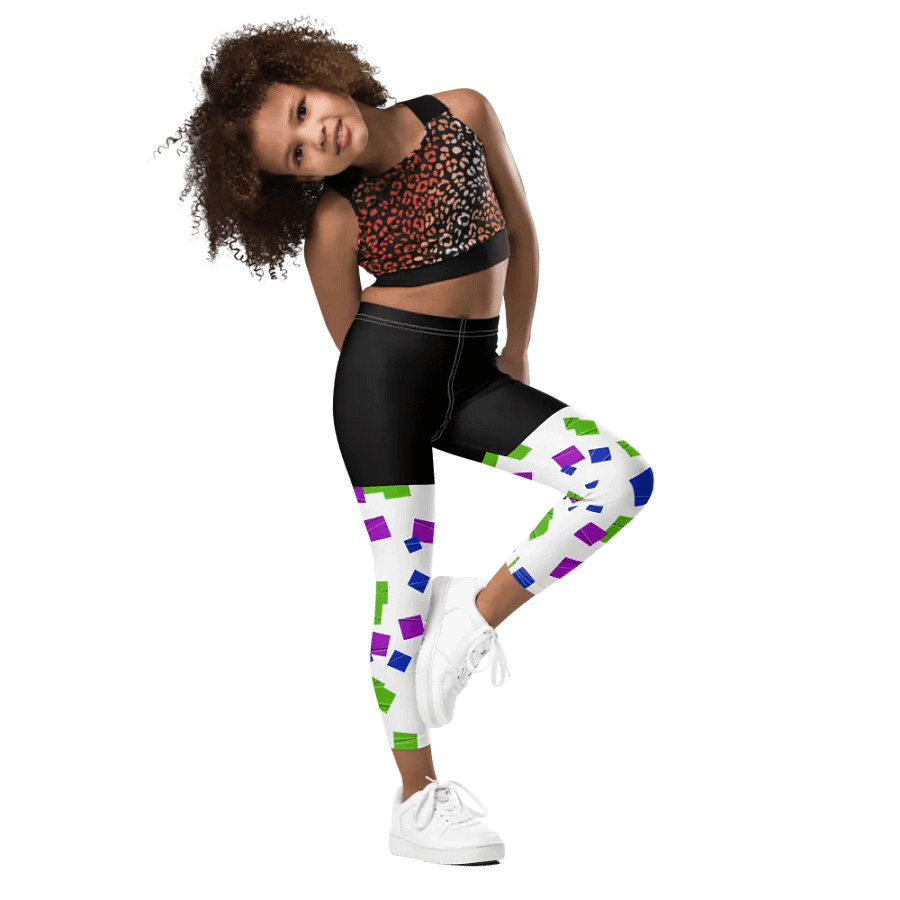 Glitchy Kids Leggings product image (10)