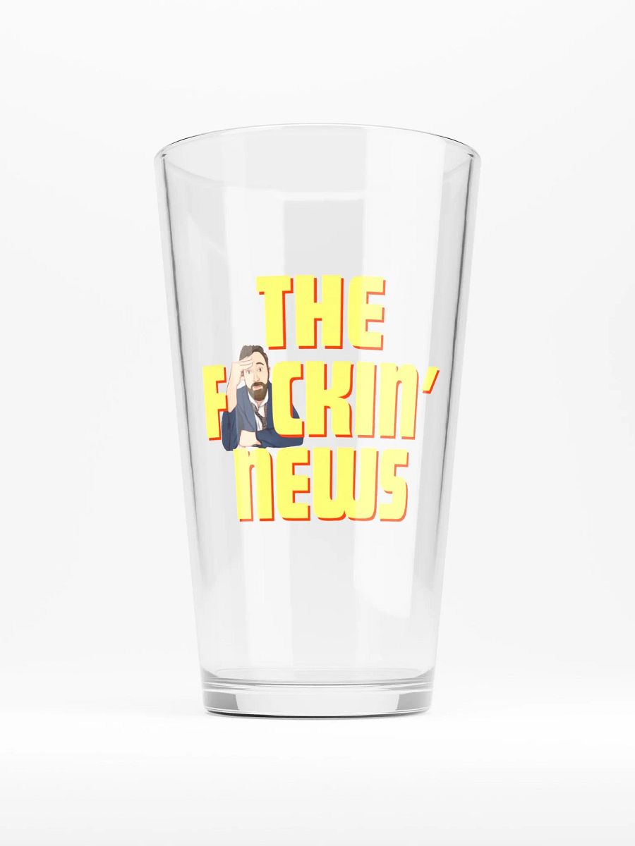 The F*ckin' News Kellerman Pint Glass product image (1)