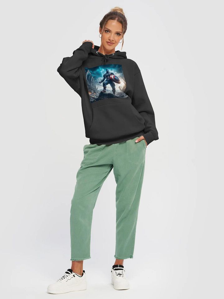 Captain America Premium Unisex Pullover Hoodie [Frontside Print] product image (2)