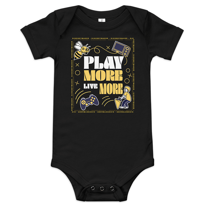 Play More Live More Short Sleeve One Piece product image (1)