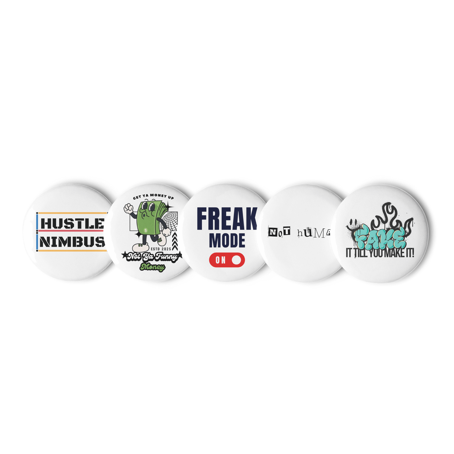 Hustle Nimbus Collection: Pin Button Set product image (1)