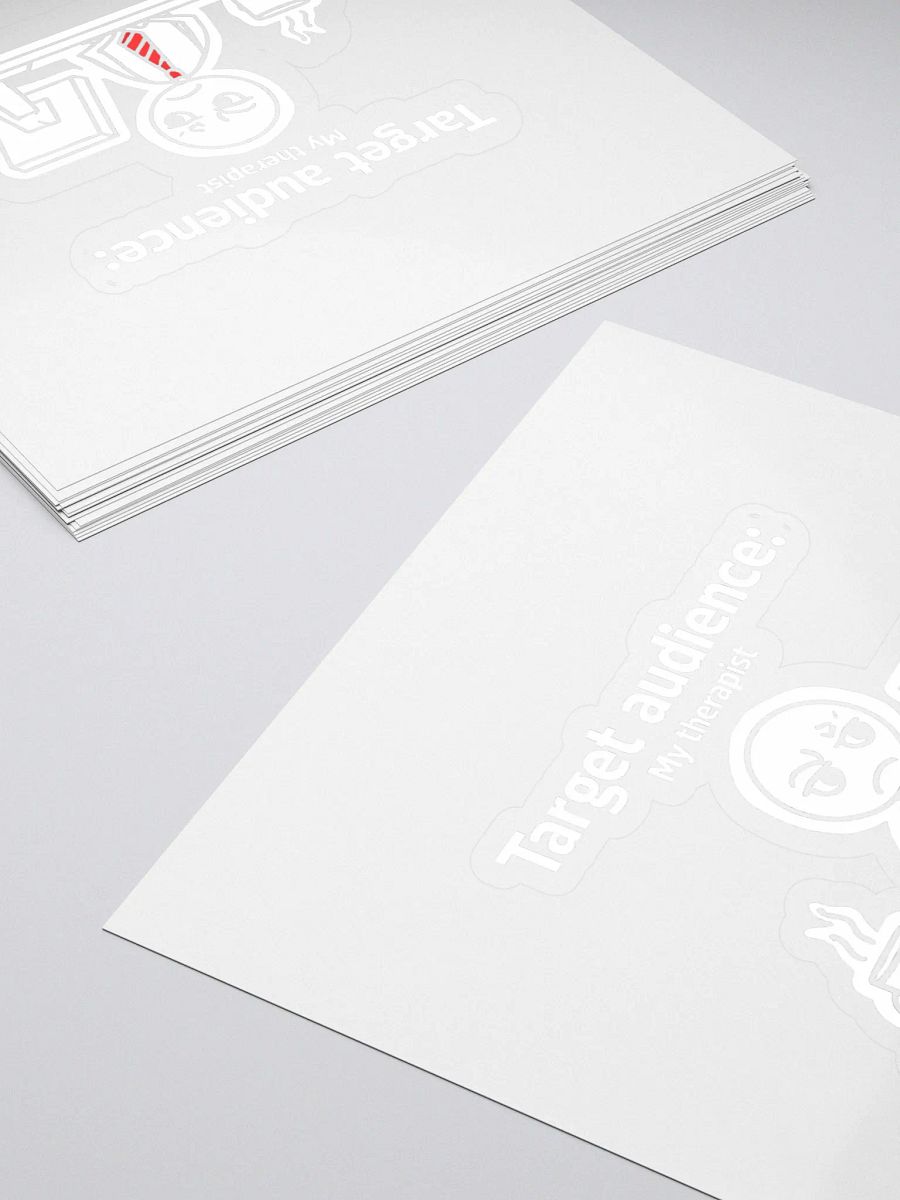 Target Audience: My Therapist Stickers product image (4)