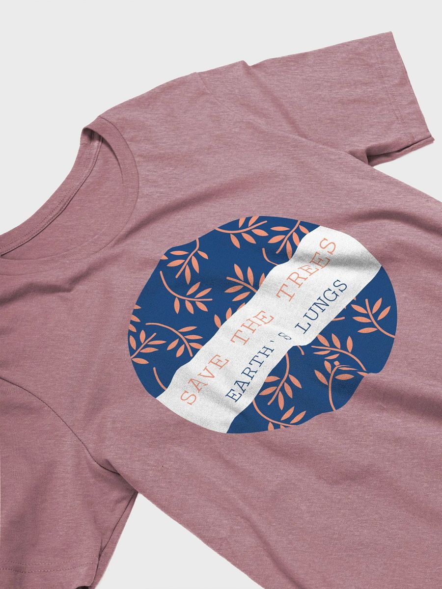 save the trees, earth's lungs. stylized supersoft tee product image (3)