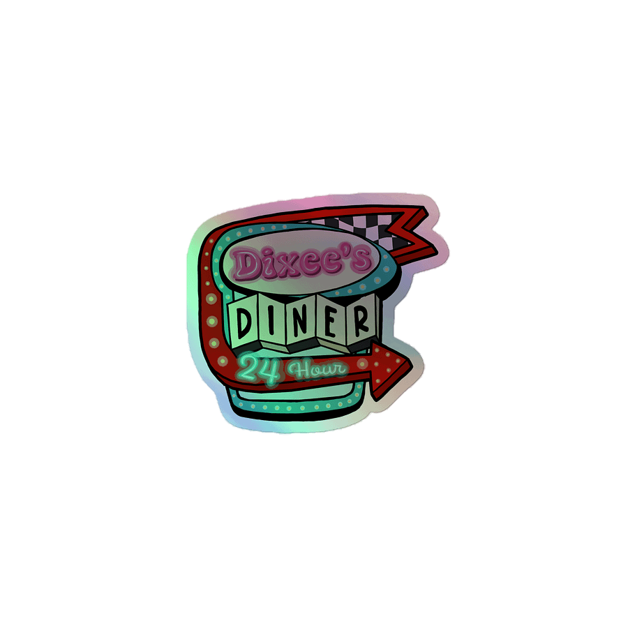 Dixee's Diner Holo Sticker product image (1)