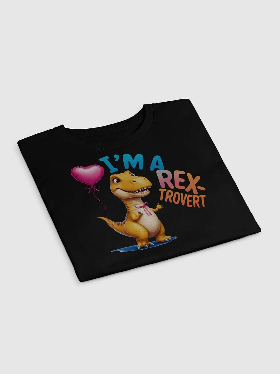 Rextrovert Dino Tee - funny graphic t-shirt product image (5)