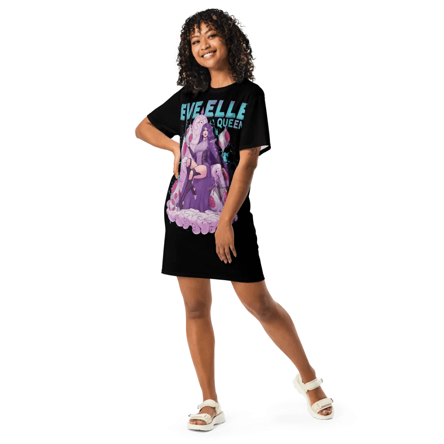 Eve Elle Alien Queen T-Shirt Dress - Black product image (7)