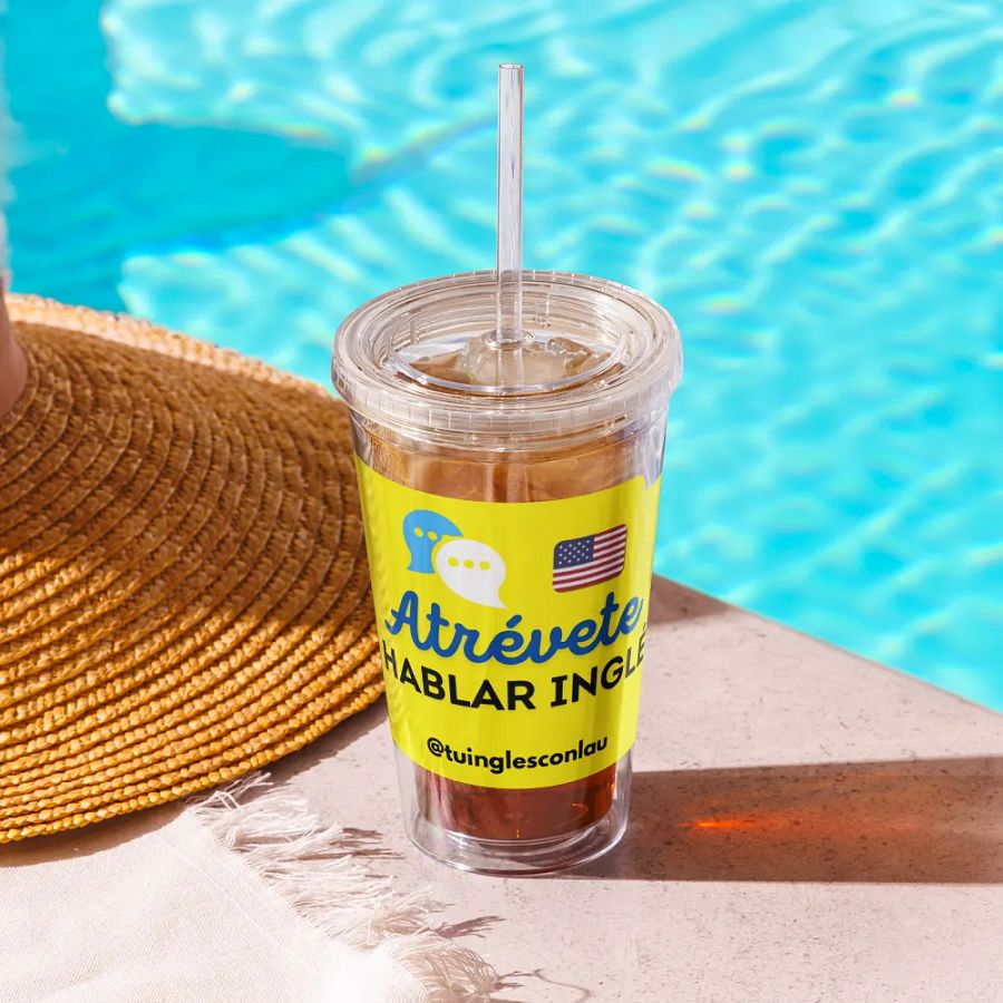 Atrévete a hablar inglés! | Tumbler: Embrace Bilingual Vibes! product image (10)