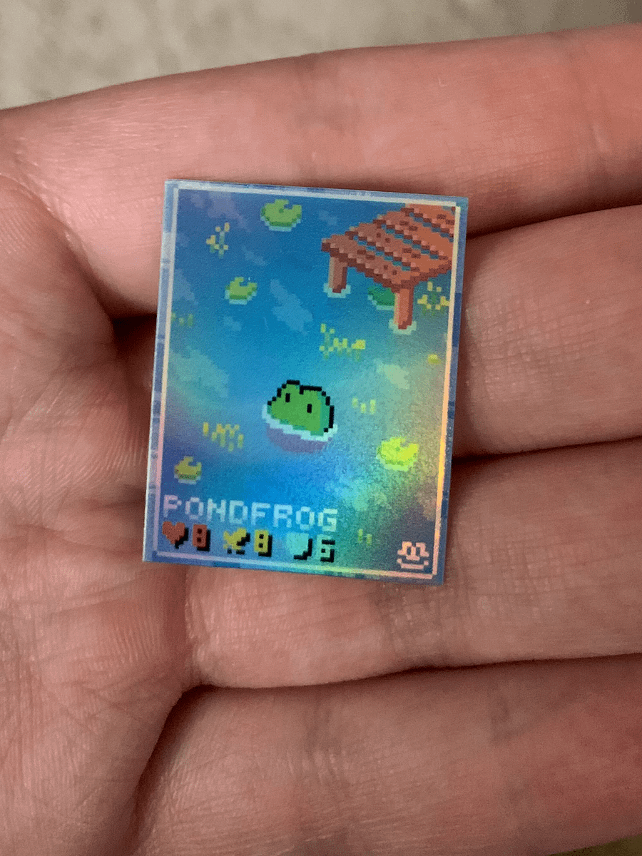 Mini Trading Card Stickers Pack (s2) product image (5)