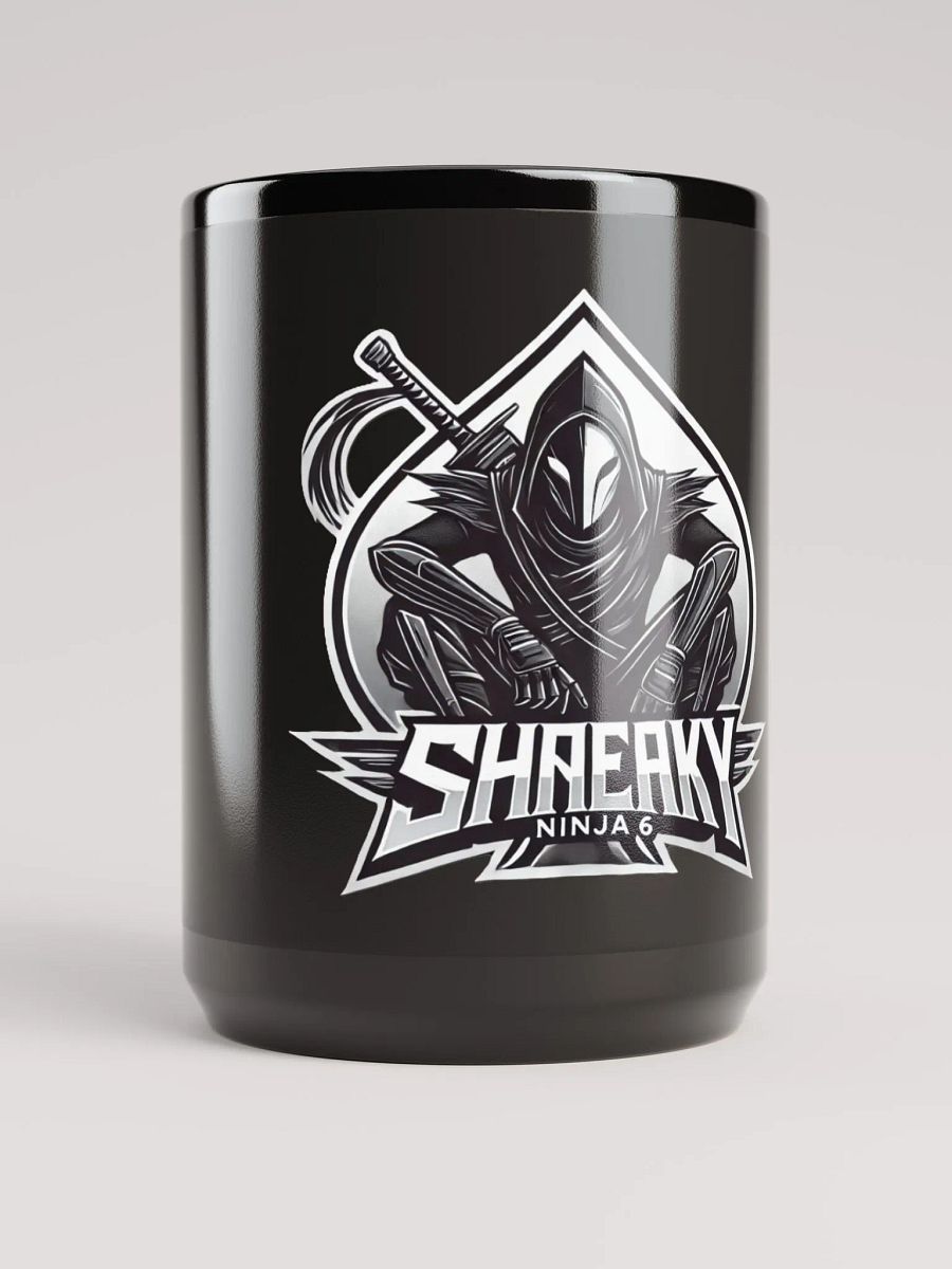 Shneaky Ninja 6 Black Glossy Mug product image (1)