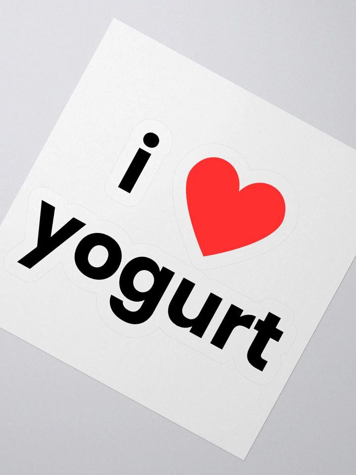 "i ❤ yogurt" sticker product image (2)