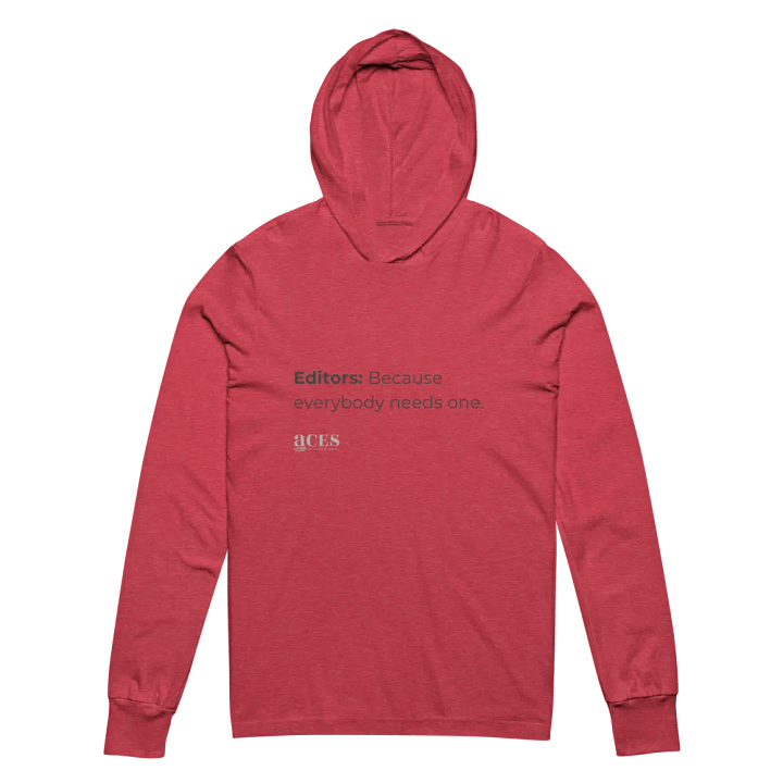 Editors because everybody needs one long sleeve hooded tee product image (8)