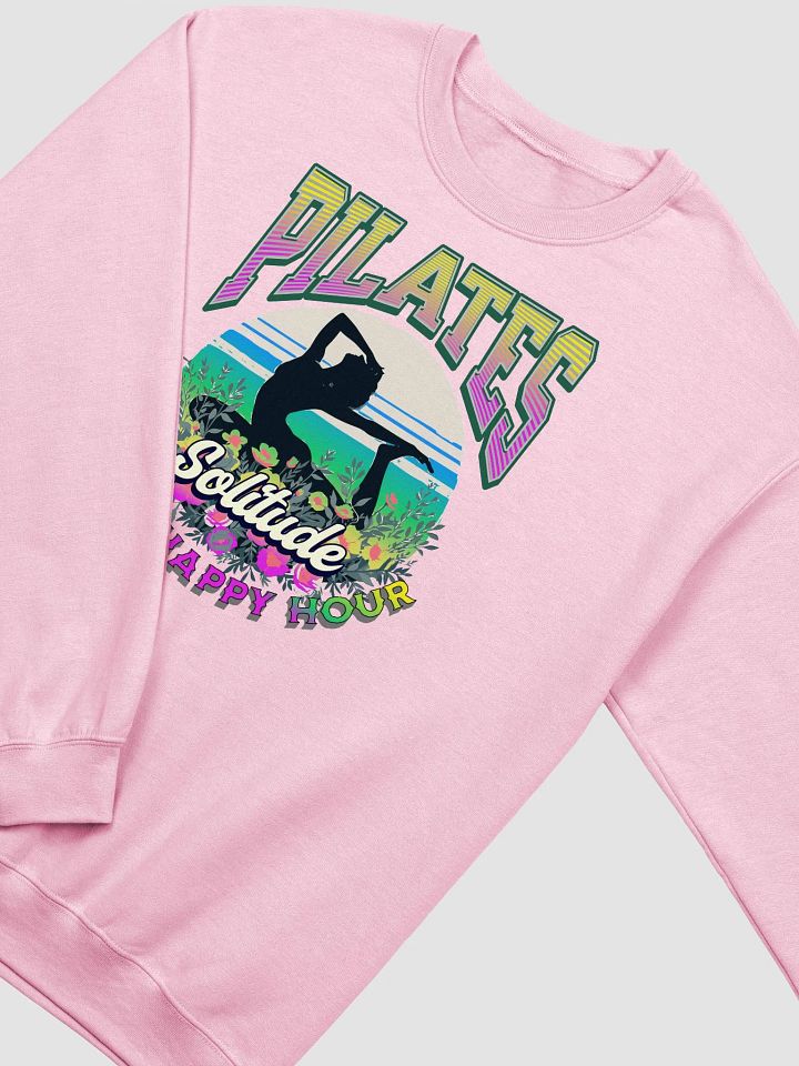 Pilates Is My Happy Hour Solitude Crewneck Sweatshirt product image (8)
