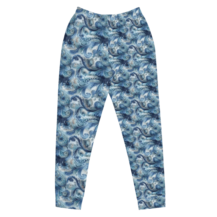 Blue Floral Lose Fit Joggers product image (9)