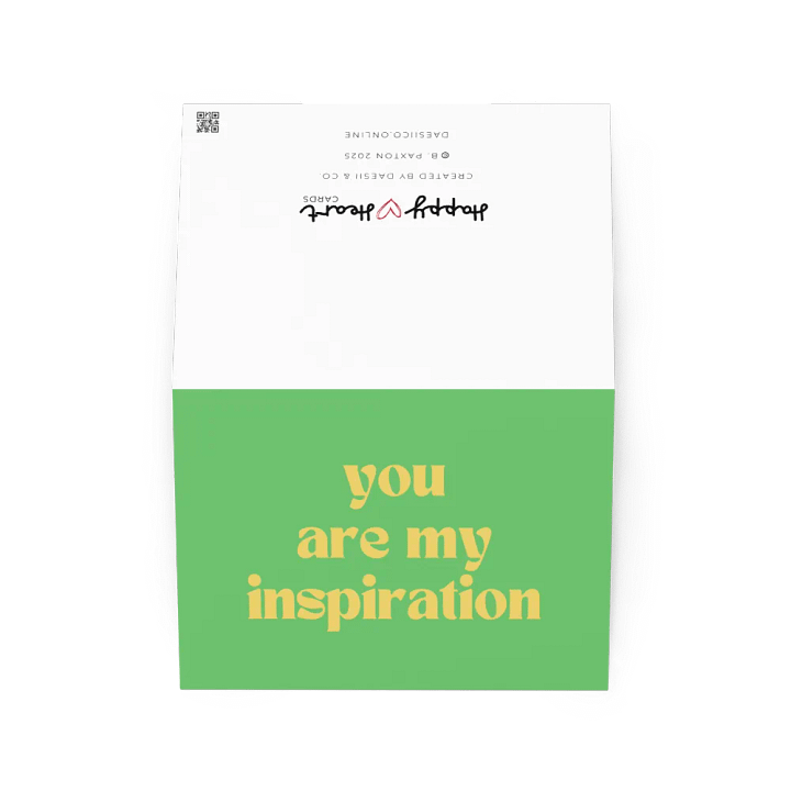 You Are My Inspiration Card product image (2)