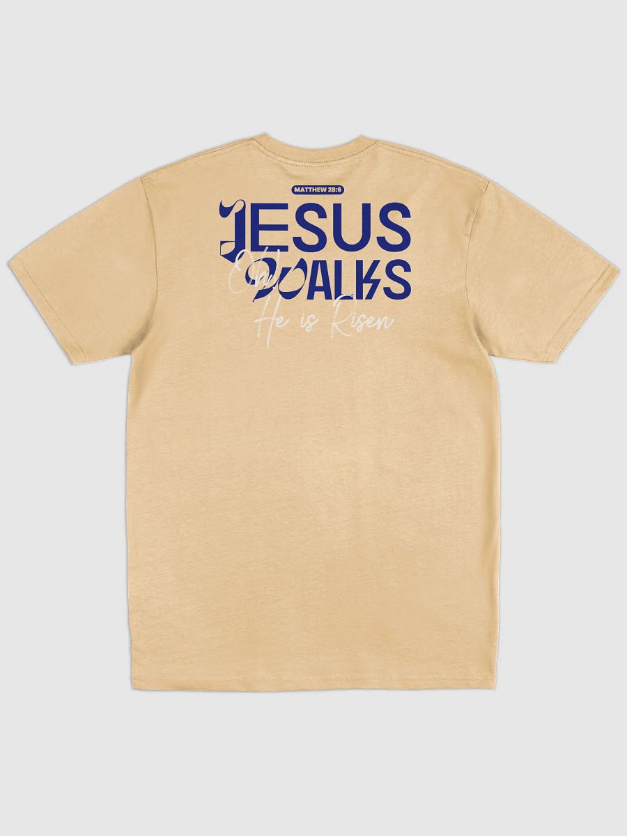 Eternal truth. "Jesus Walks" Pure Cotton T-shirt product image (2)