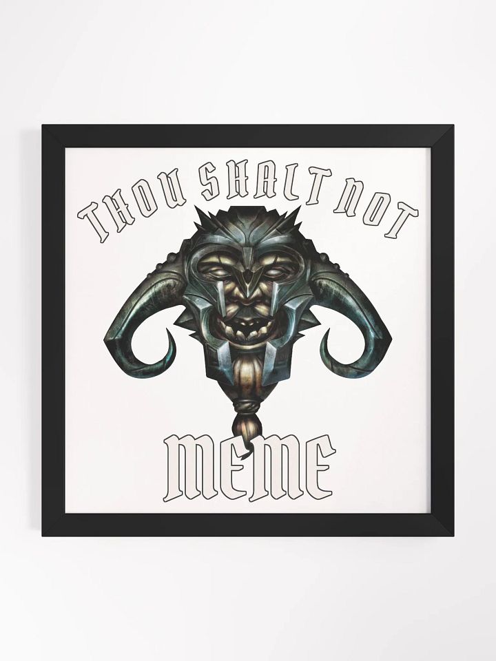 Thou Shalt Not Meme Framed Poster product image (1)