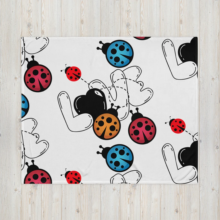 Whimsical Ladybug Scatter Throw Blanket product image (4)