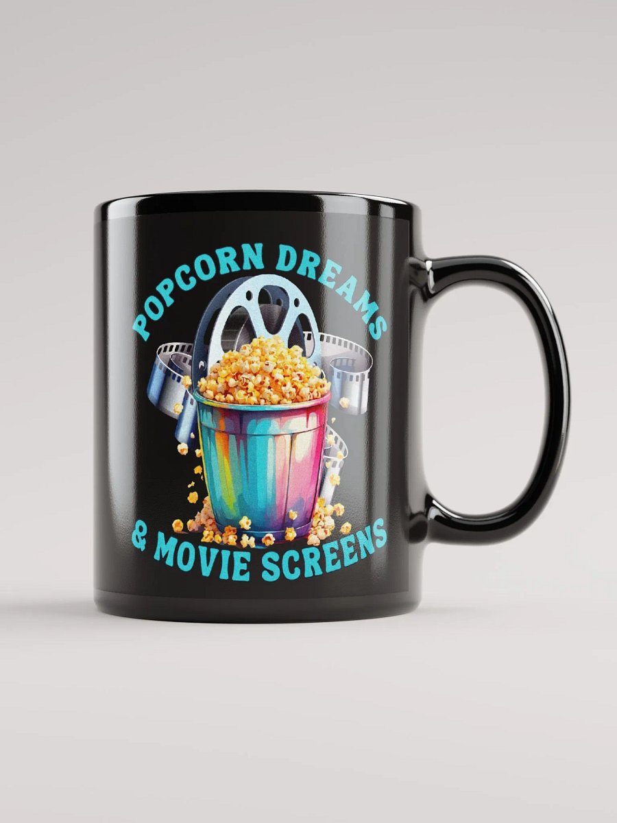 Novelty Graphic | Black Coffee Mug | Popcorn Dreams & Movie Screens product image (2)