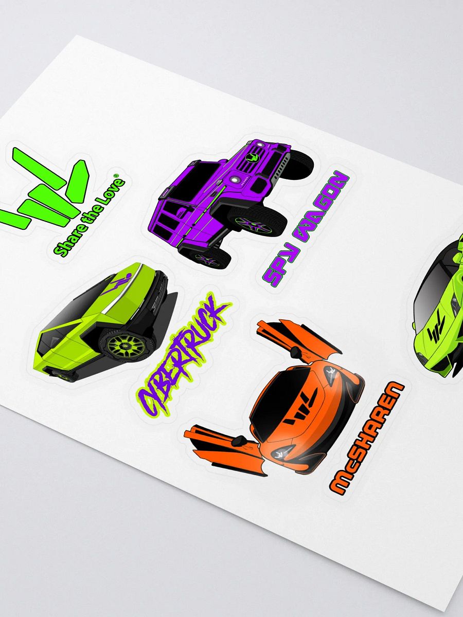 SUPERCAR COLLECTION STICKERS!! product image (3)