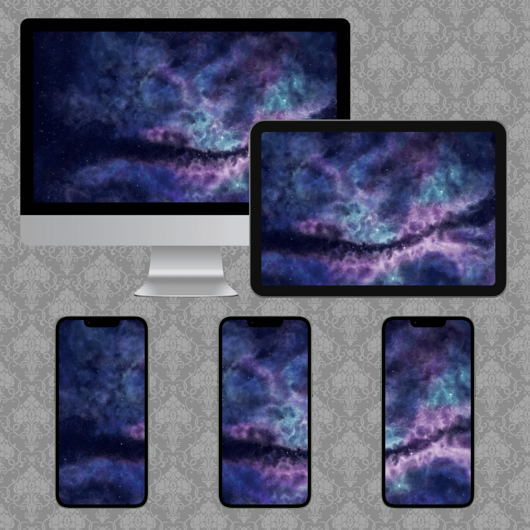 Starry Nebula Wallpaper Pack product image (1)