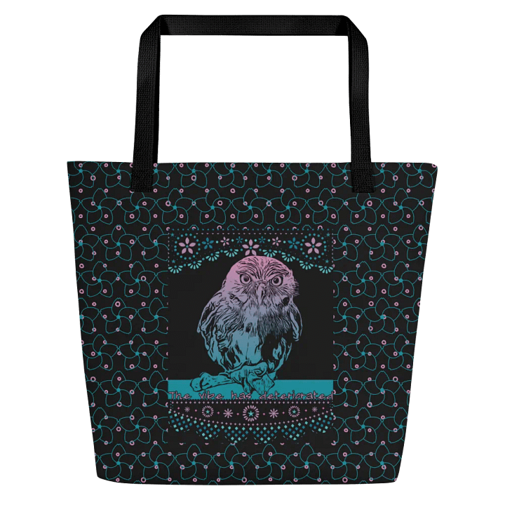 KC, The Vibe (owl), Black Tote product image (1)