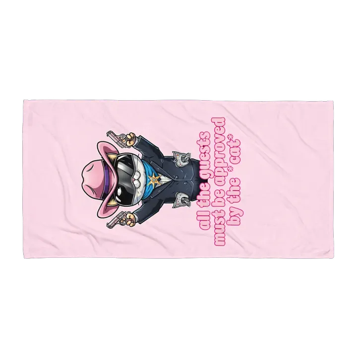 approved by the cat towel product image (1)