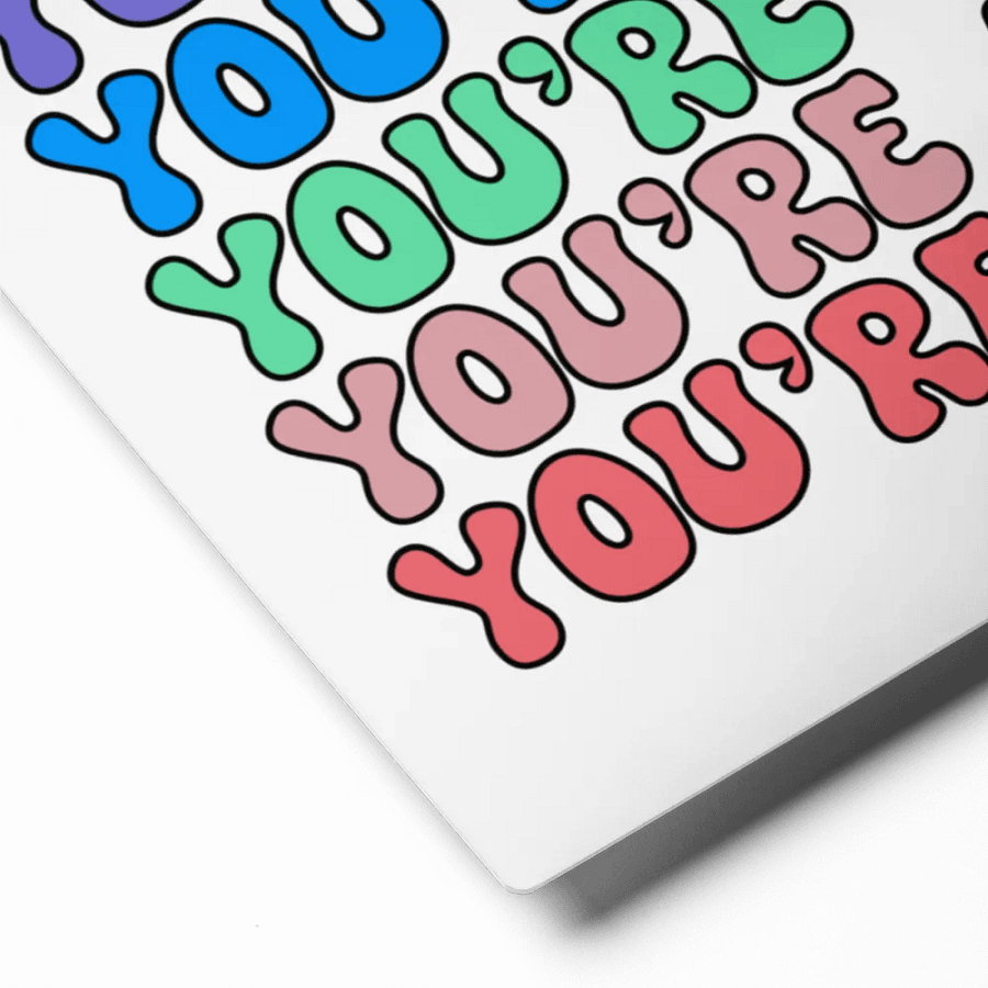 You’re Alive! Metal Wall Art product image (2)