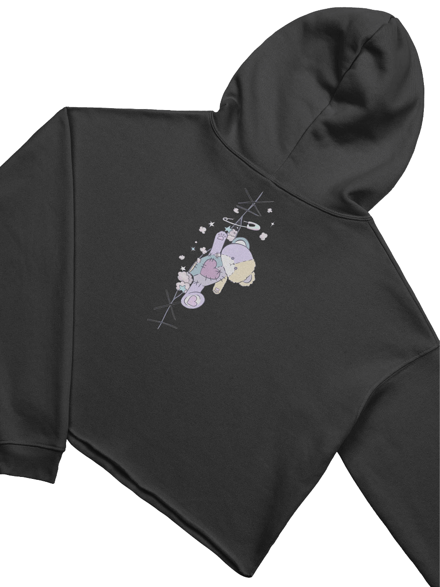 Hold fast and Bear Down Fleece Cropped Hoodie product image (5)