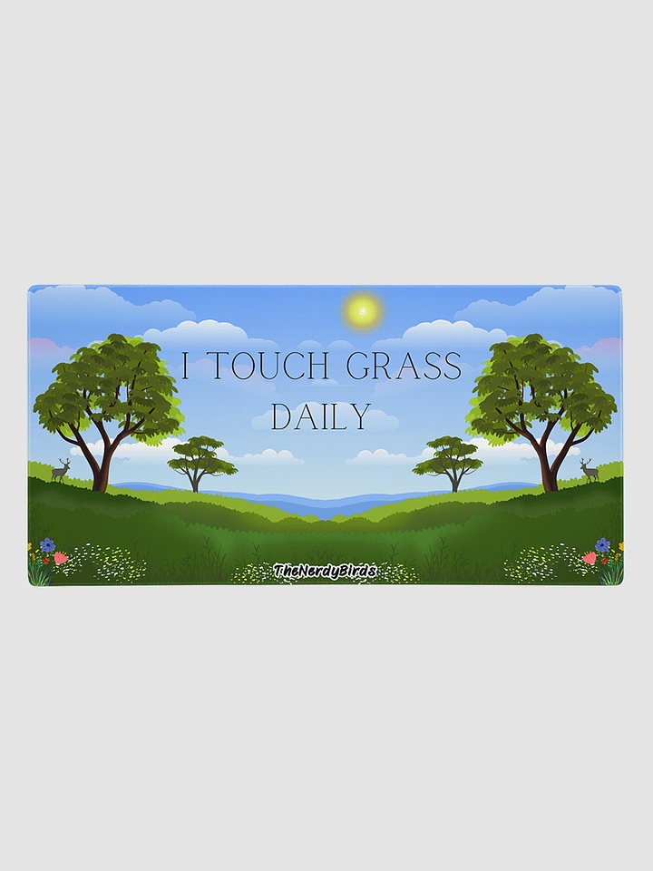 I TOUCH GRASS Deskmat product image (1)