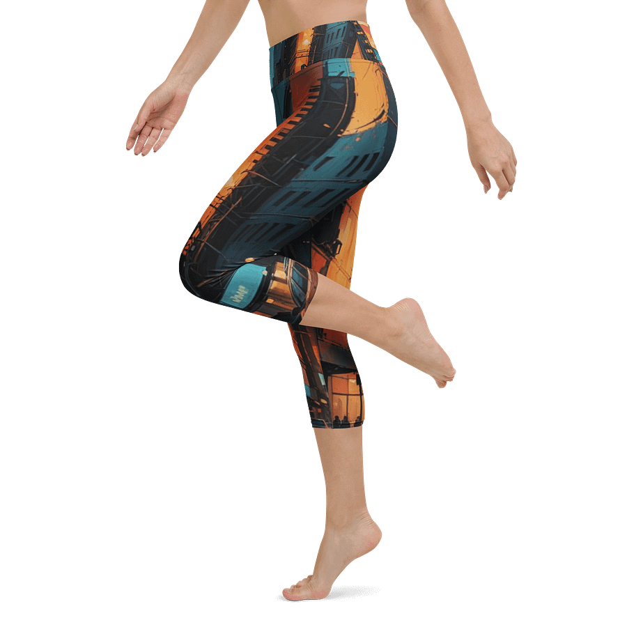Abstract City 2 Capri Leggings product image (5)