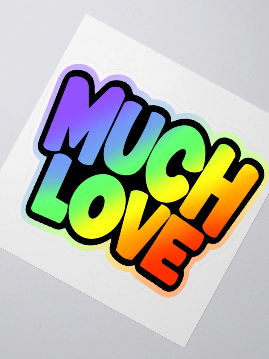 MUCH LOVE STICKER product image (2)