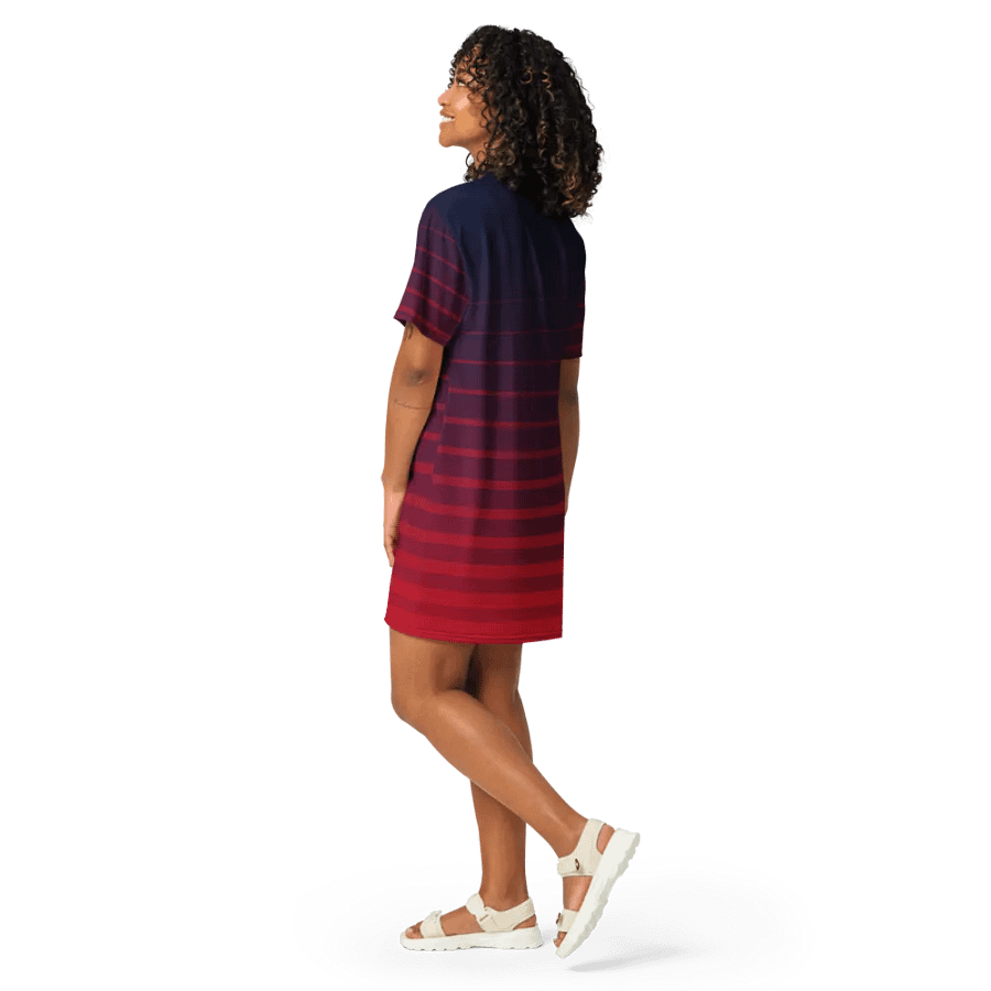 Women's Striped N-Logo T-Shirt Dress product image (12)