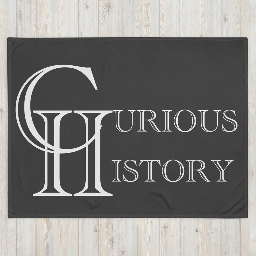 Curious History Logo Throw Blanket product image (4)