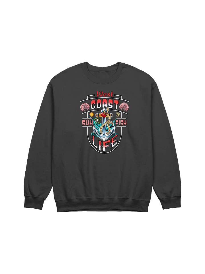 West Coast Life Nautical Crewneck Sweatshirt product image (1)