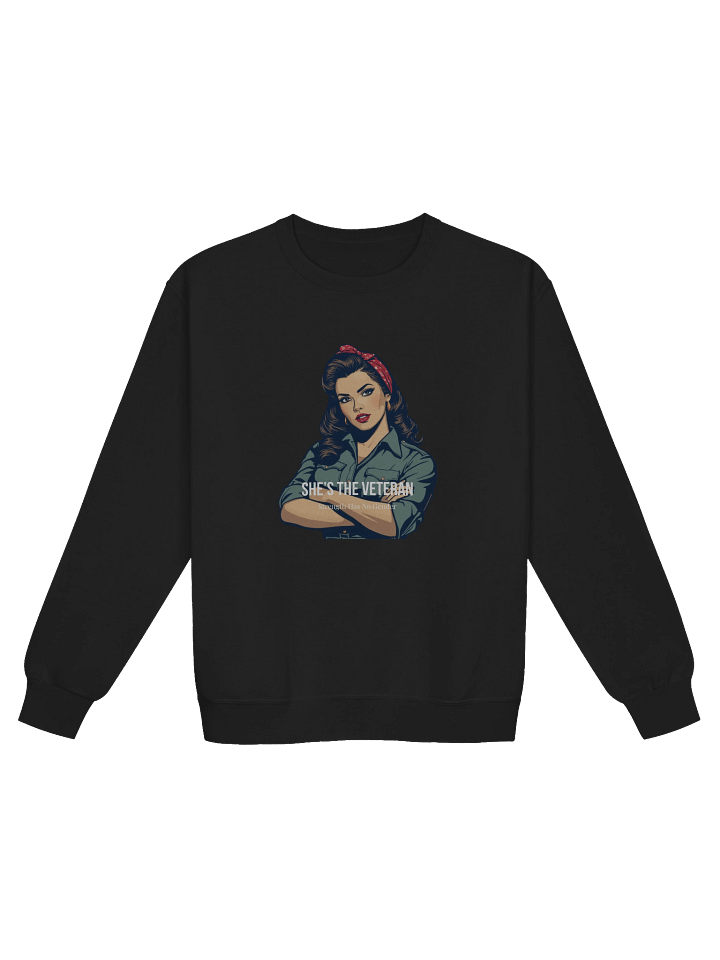 She’s The Veteran Crew Neck Sweatshirt product image (1)