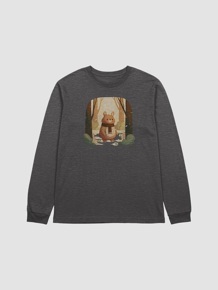 Cozy Winter Bear Long Sleeve T-Shirt product image (1)