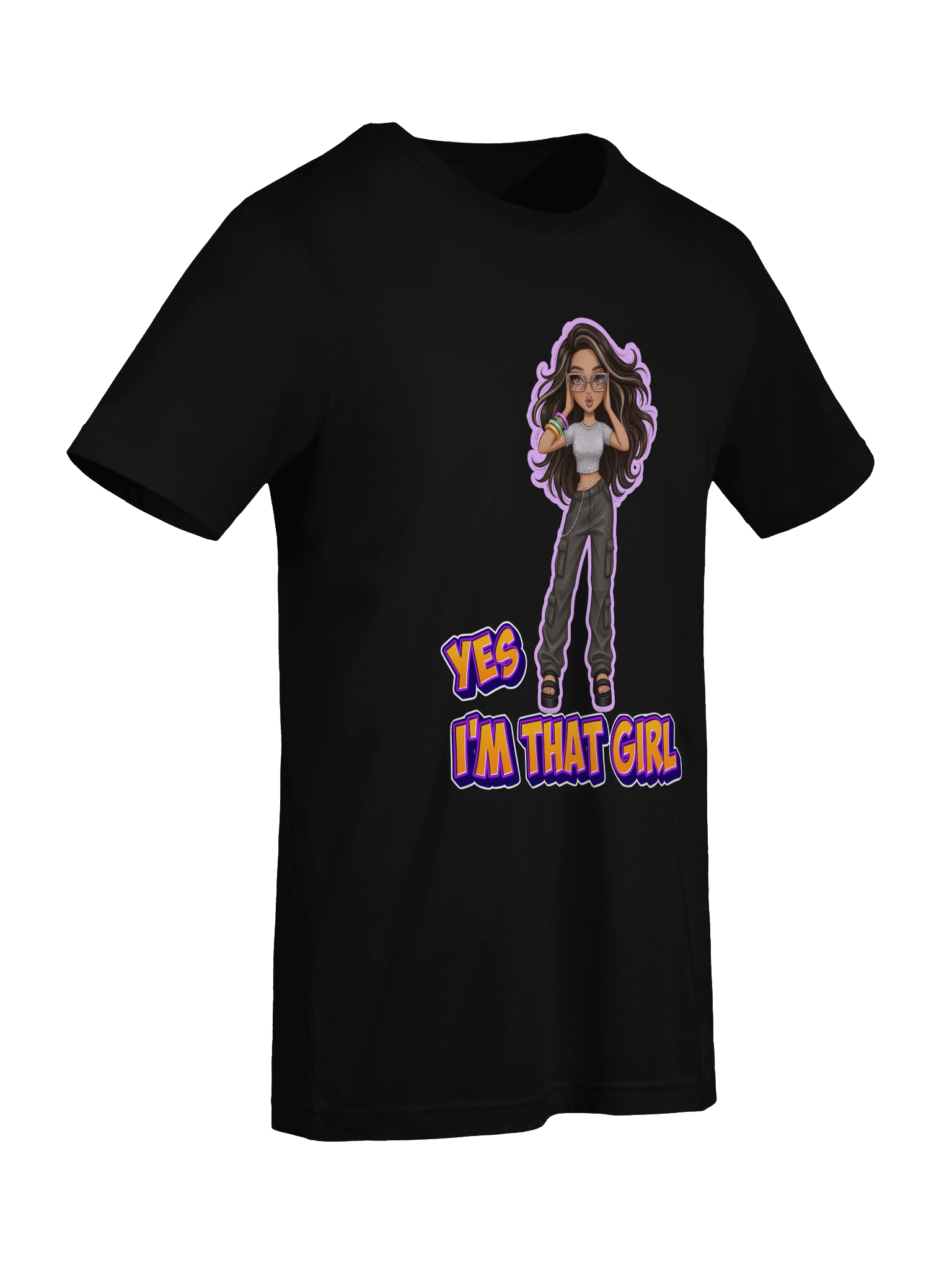 Yes I’m That Girl Graphic Tee | Y2K Bratz Inspired Streetwear T-Shirt product image (81)