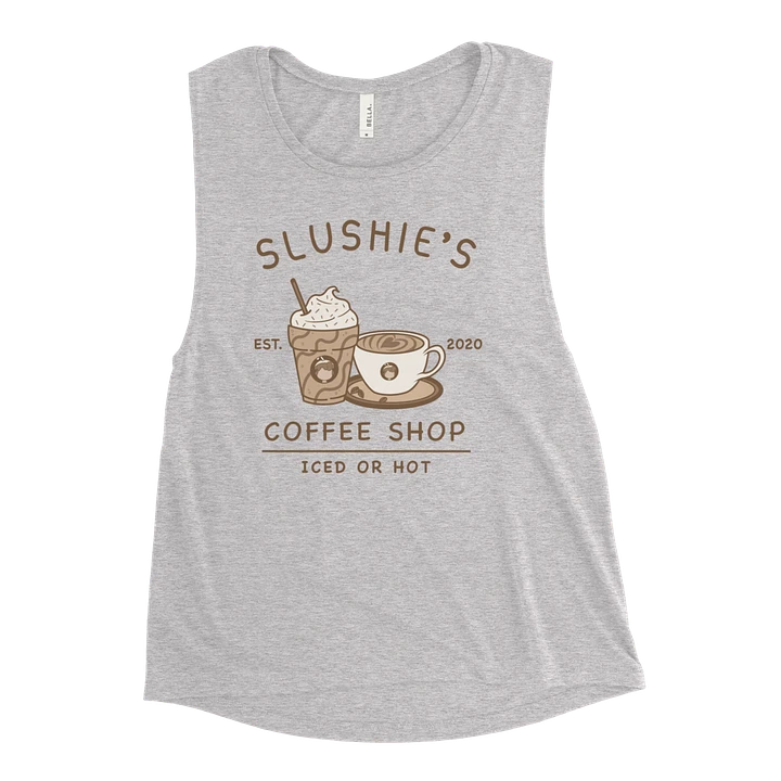 Slushie's Coffee Shop (Brown) | Women's Muscle Tank product image (1)