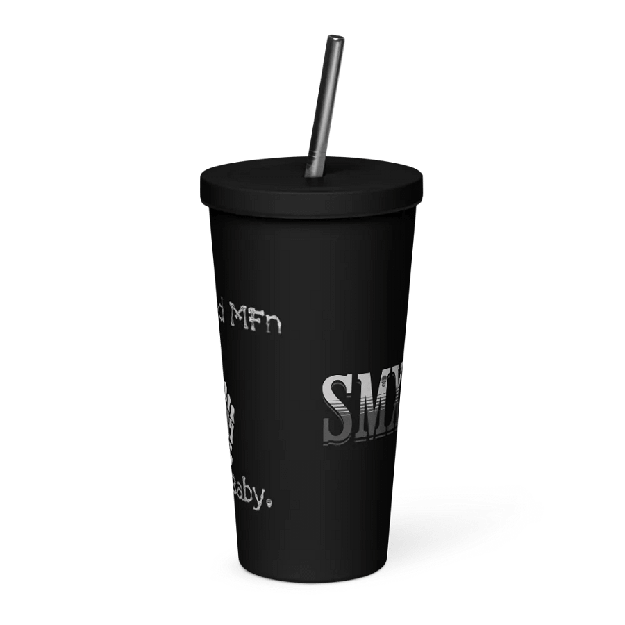 ''Peace & MF'n Love Baby'' 20 oz Insulated Tumbler with Straw product image (3)