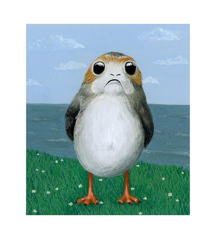 PORRRRRRGGGGG
•
Finally finished this little doink a week after our May the Fourth strim 😘
•
Gouache on cold press paper
#tra...