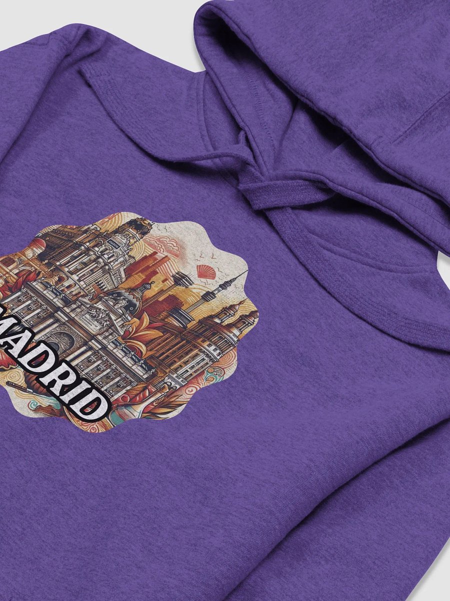 Cotton Heritage Unisex Premium Hoodie | AI design madrid city spain product image (4)