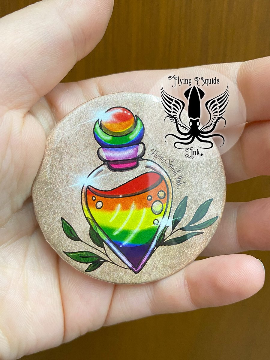 Button- Pride Potion Rainbow product image (1)