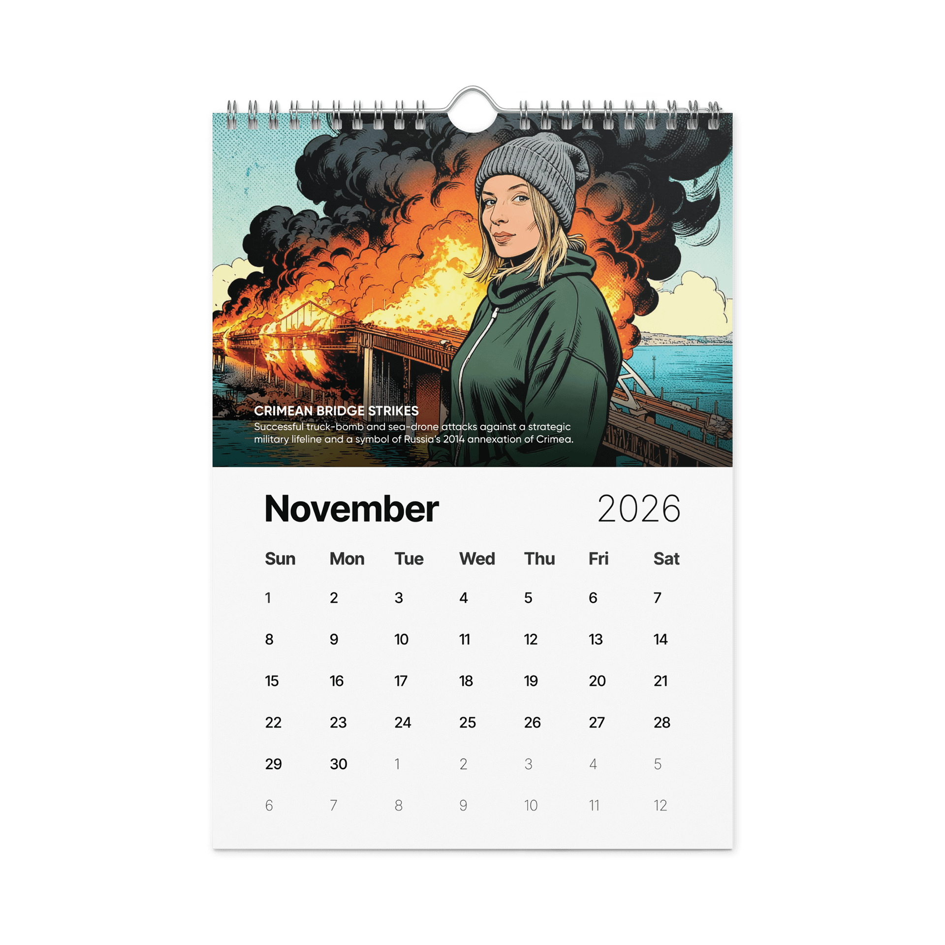 Anna's Calendar 2026 (MON or SUN Edition) product image (12)