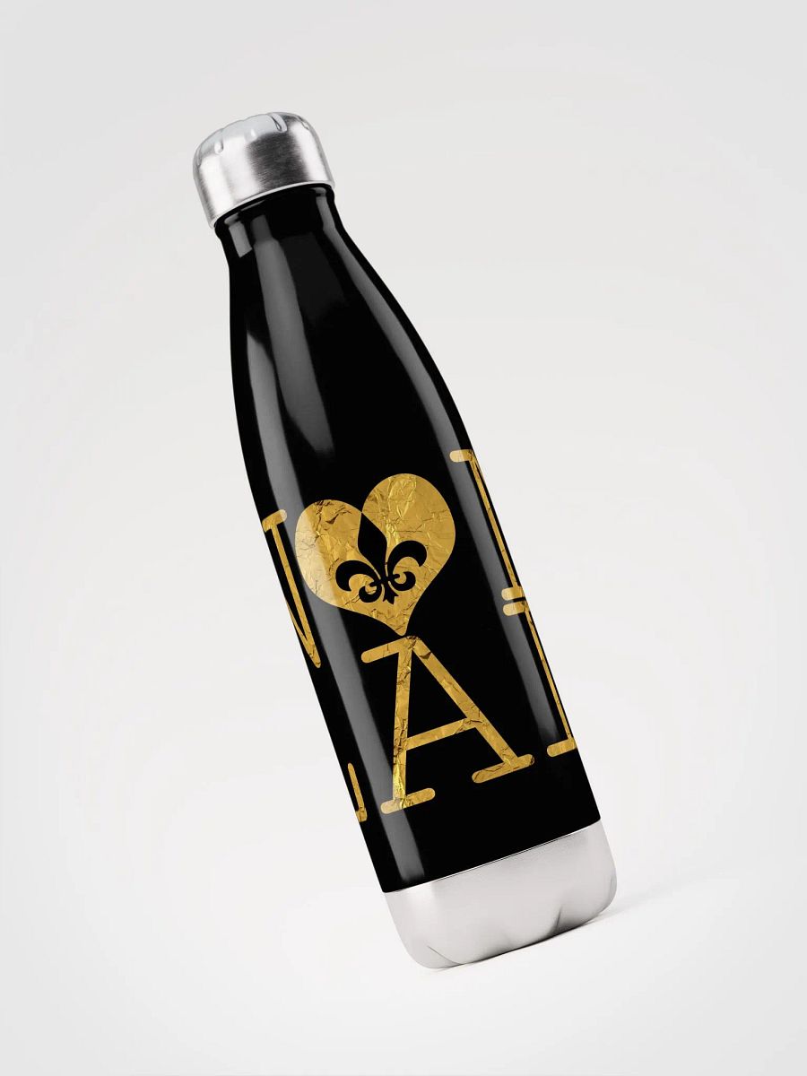 I LOVE NOLA **BIGSHOT BOTTLE** (BLACK & GOLD EDITION STAINLESS STEEL) product image (3)