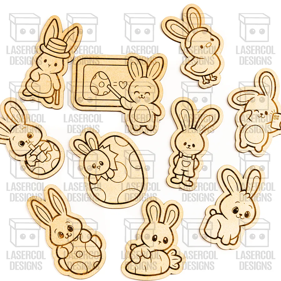 Easter Cut outs/Paint Kit Set 5 & Set 6 - Laser Cut Files product image (10)
