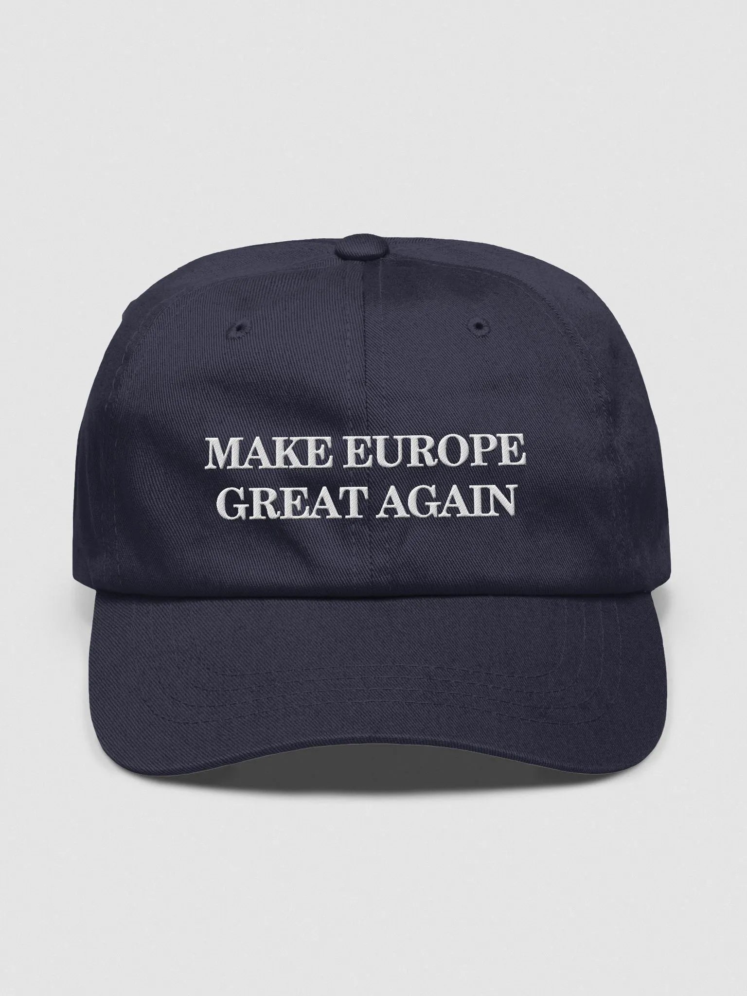 make europe great again cap/hat (MEGA eu/acc official) blue - 100% cotton product image (12)