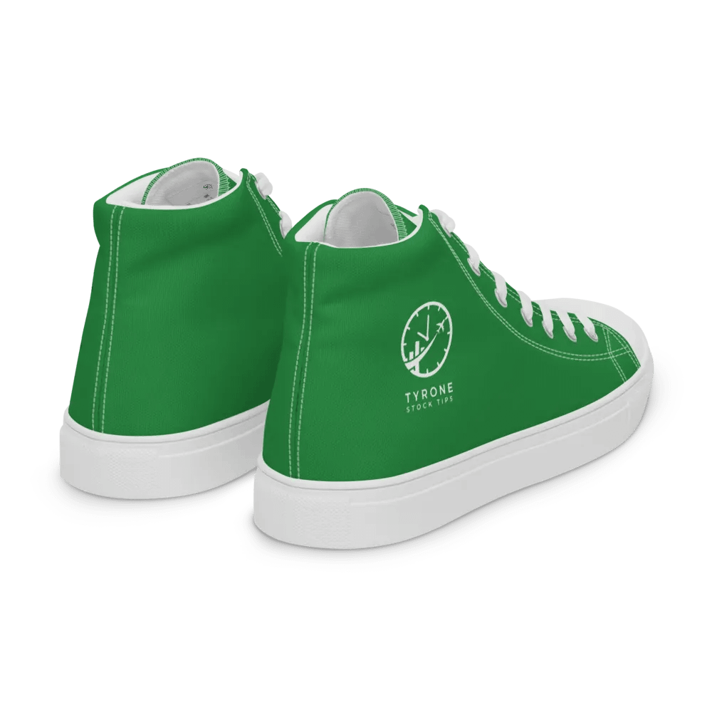 Green Classic White Logo Canvas High Tops product image (7)
