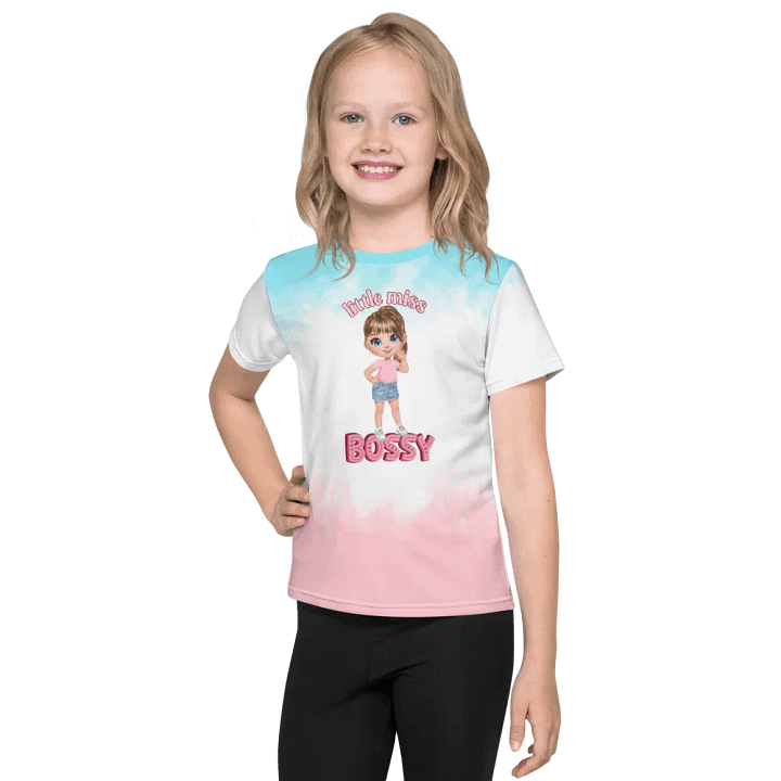 Little Miss Bossy All-Over Print Kid's T-Shirt product image (1)